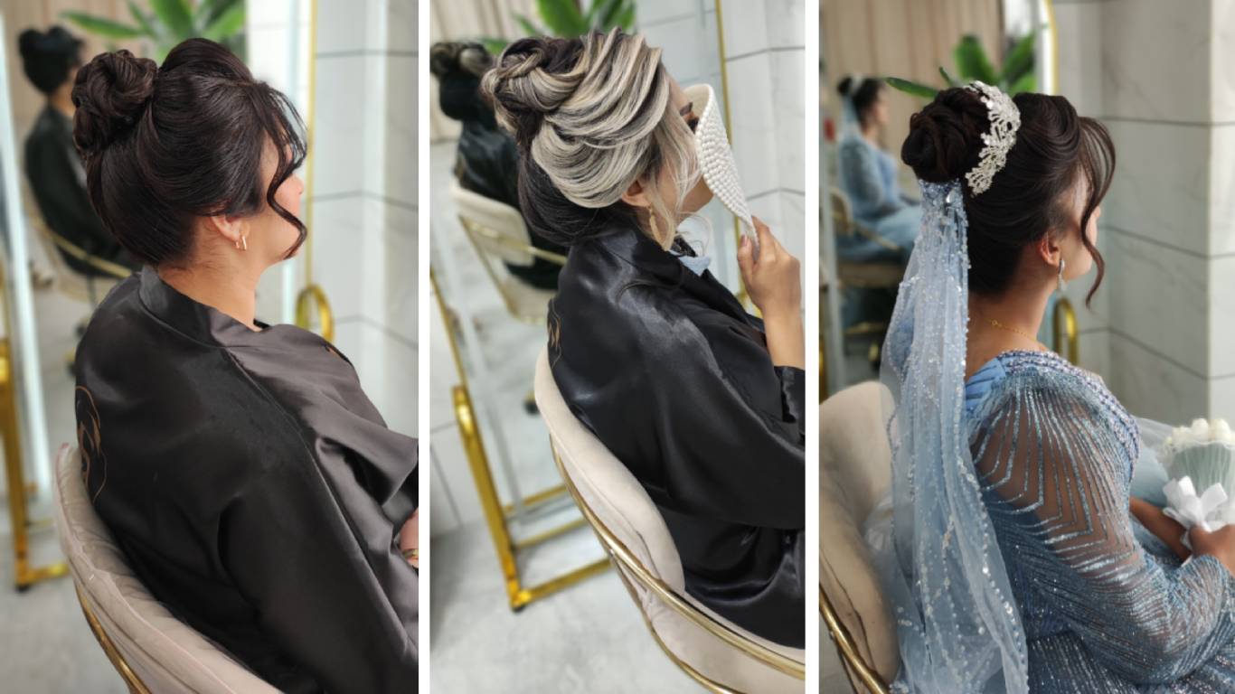 شینیون تخصصی عروس در بستان‌آباد | الناز سلیمانی